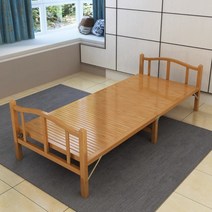 대나무 평상 접이식 야외 베란다 옥상 테이블 이동식 대청마루 대나무침대, B