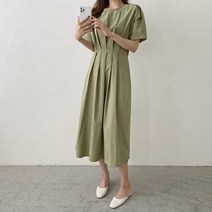마롱패션 데일리 데이트 카멜 다홍 올리브 여성 봄 여름 원피스