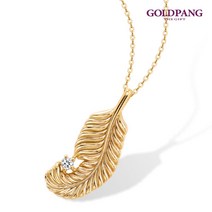 골드팡 14k 아케인깃털 펜던트