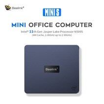 포토샵용캐드용컴퓨터 미니PC 데스크탑 본체, Intel Celeron N5095, 미국, 8GB 128GB
