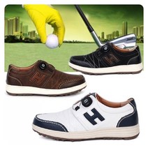 남녀공용 남성 남자 여성 여자 가죽 라운딩 로퍼 신발 골프화