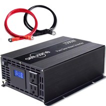 1500W 순수 사인파 인버터 12V 24V 36V 48V DC 120V 220V 240V AC 배터리 변환기 태양 전지 패널 전원 LCD 디스플레이, 02 12V_06 230V_01 범용