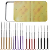 자수키트 자수도안 자수바늘LMDZ-펠팅 바늘 키트 양모 펠트 도구 DIY 공예용 28 개, 한개옵션0