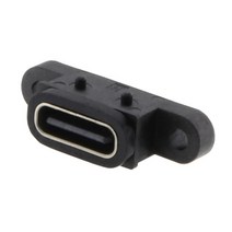 가전제품 전자기기 2-6pcs 2 핀 방수 USB 소켓 포트 나사 구멍 고속 충전 인터페이스 180 커넥터, [01] 2pin female, [01] 2pcs