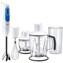 브라운 Braun 미니파이머 3 MQ3045 아페리티프 핸드 블렌더 비앙코 700w 125L, 기본
