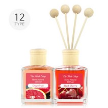 [생활9Q1] THS 더허브샵 홈내추럴 디퓨져 125ml 12종택1 [W29F4DB], 라임민트 02335