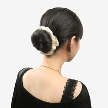 3초 똥머리 밴드 스틱 올림 당고 머리 끈 여성 헤어핀 승무원 가채, 06호 내추럴 브라운, 1개