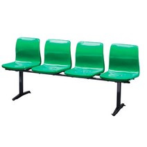 모두몰 NSB-806 (4인용 고정식) 플라스틱 벤치, 녹색