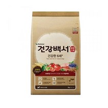건강한 6세이상 사료 2kg 강아지사료 애완용품 강아지간식 반려견 반려동물용품, 1개, 기본값, 기본값