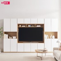 모던 월플렉스 서재형 거실장 3200, 화이트