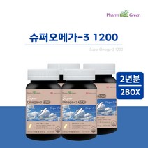 중년 남성 여성 부모님 손발찬 혈중 혈행 지질 혈액 순환 개선 에 좋은 고함량 슈퍼 멸치 오메가3 먹는 추천 영양제, 4BOX(2년분)