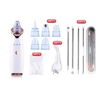 피부 미용 맛사지 관리 레이저 모공 진공 블랙 헤드 리무버 클리너 블랙 헤드 용 업그레이드 된 블랙 헤드 진공 충전식 페이스 진공 코메돈 추출기 도구, 협력사, 유형 3