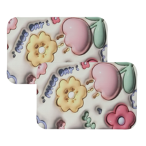 2P 빨아쓰는 3D 입체감 규조토 화장실 욕실 주방 현관 발매트, 여름날