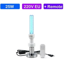 자외선 램프 조명 15W 25W UC 살균 CFL 오존 석영 유리 튜브 살균을위한 원격, 11 25W 220V EU Remote, Without Ozone