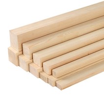 오비끼 목재 방부목 MDF 나무 목공소 합판 방부목, 길이 30cm (4개)