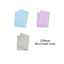 3Pcs 주방 마이크로 화이버 청소 헝겊 슈퍼 흡수성 효율적인 물고기 규모 닦아 유리 창 접시, [01] 3pcs, [09] 9BluePurpleGrey
