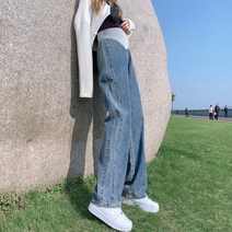 임부바지 봄가을에 일자 청바지 코디 와이드 팬츠 레깅스 가을