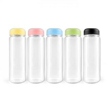[우수제품] 500ml 클리어 아이스보틀 국내산 텀블러 물병 친환경 보온병 트라이탄 보틀 물통 아이스 350ml 페트병 PET, 500ml 옐로우 아