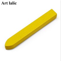 문자각인 금형씰링 왁스 스틱 레트로 인감 스탬프 편지 청첩장 90x10x10mm 빈티지 코드 심지, 02 YELLOW