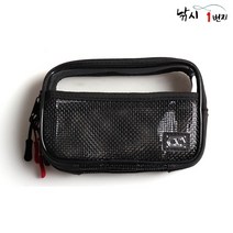 CK 투명 파우치 MW 찌케이스 소품케이스 이중수납, CK 투명파우치