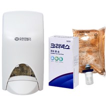 크리넥스 퓨어폼솝 플로랄향 거품비누 1000ml 전용용기 핸드워시 손세정제 디스펜서, 퓨어폼솝 전용용기 1개