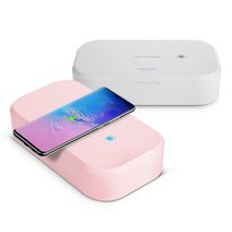 클린원 UV-C 자외선 살균기 15W 고속무선충전 UV02, 화이트