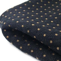 자투리 대폭 고급울 베이지 도트