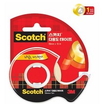스카치 3M 다용도 셀로판테이프 디스펜서 581 18 mm x 15 m, 50개