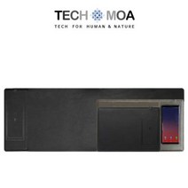 MST901222고속무선충전 롱 키보드 마우스 매트 9V 저소음, 2. 블랙