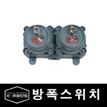 용진 내압 방폭 텀블러 스위치 2구 (21283), 21283_방폭스위치2구