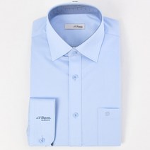[듀퐁] (SE2FM11LS163SBU S) 일반핏 스트레치 트윌 블루 긴팔셔츠