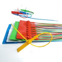 100pcs 도난 방지 컨테이너 씰 잠금 길이 28cm 일회용 플라스틱 씰 자동 잠금 나일론 케이블 타이 사용자 정의 가능, 하얀