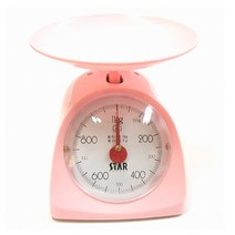 스타 주방저울 1Kg 5g단위 (핑크) 홈베이킹 계량 저울 가정용