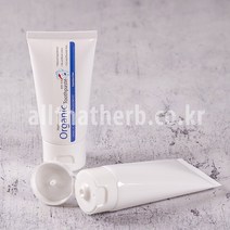 올댓허브 50ml 튜브-화이트 통통 튜브 용기, 10개