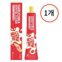 하루치카 덴탈크린 강아지 고양이 애견 바르는 치약 입냄새 치석 제거 구강케어 구강관리 추천, 딸기향, 1개