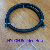 AN4 AN6 AN8 AN10 AN12 1-6M 레이싱 호스 304 스테인레스 스틸 브레이드 나일론 브레이크 가스 오일 연료, 02 Nylon braided_01 1M_02 AN6