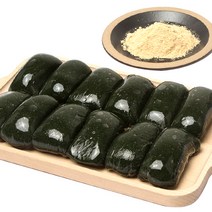 [청년떡집팥쑥떡] 진맛 완주에서 만든 국산 쑥떡 인절미(콩고물 포함) 2kg 4kg, 1box