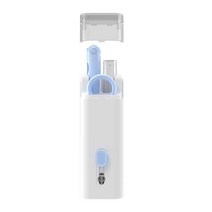 블루투스 이어폰 귀청결 클리너 호환 7-in-1 청소 키트 다기능 키보드 마우스 휴대용 이어 버드 에어팟 컴퓨터 휴대폰, [02] Blue Set