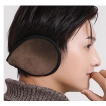 슬림핏 방한 털귀마개 겨울 스포츠 귀도리(브라운)