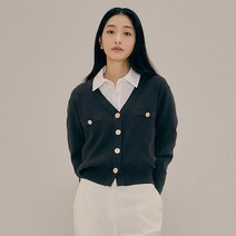 [클라비스] [시즌오프][촉감니트] V넥 트위드형 가디건 (3colors) CVCKC4T02N