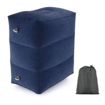캐스퍼 차박 모닝 레이 평탄화 발쿠션 pvc kids flight sleeping footrest pillow resting pillow on 비행기 car bus 242, 네이비 블루