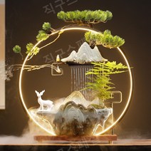 인공폭포 가습기 분수대 실내 가정용 미니 인테리어