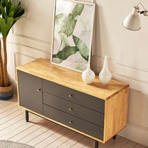 Sunshine 사무실수납장 서랍장 거실장 교구장 서류 보관함 물품 W1200, 네추럴
