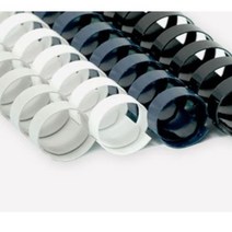 카피어랜드 제본 플라스틱링 교재 제본링 12mm 25개입, 남색