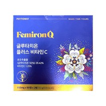 파이토웨이 페미론큐 글루타치온 플러스 비타민C 850mg x 90정 x 2개입 tr, 2개