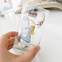 모애 레트로감성 홈카페 디자인 이상한 나라의 앨리스B 유리컵