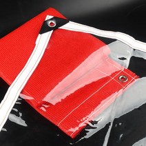 투명천막 몽골천막 천막 코스트코 이동식 조립식 그늘막 99.9 투명 pvc 타포린 텐트 커버 창 발코니 방풍 방수 울타리 그물 방수 천 정원 투명 방수포, 0.6m x 3m