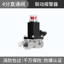 천연 가스 타이머 경보 잠금 자동 차단 밸브 액화 누출 안전 주방 가정용 가스타이머 자동가스차단기, 전자 밸브(방폭)