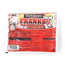 슈페리어 프랑크소시지(후랑크) 454g 1개 (아이스박스 팩포함가) 소시지, 10개