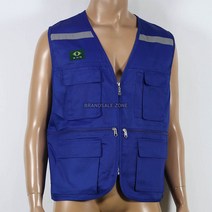 ITR-v13a 파란조끼 춘추복 무재해 자원봉사자조끼